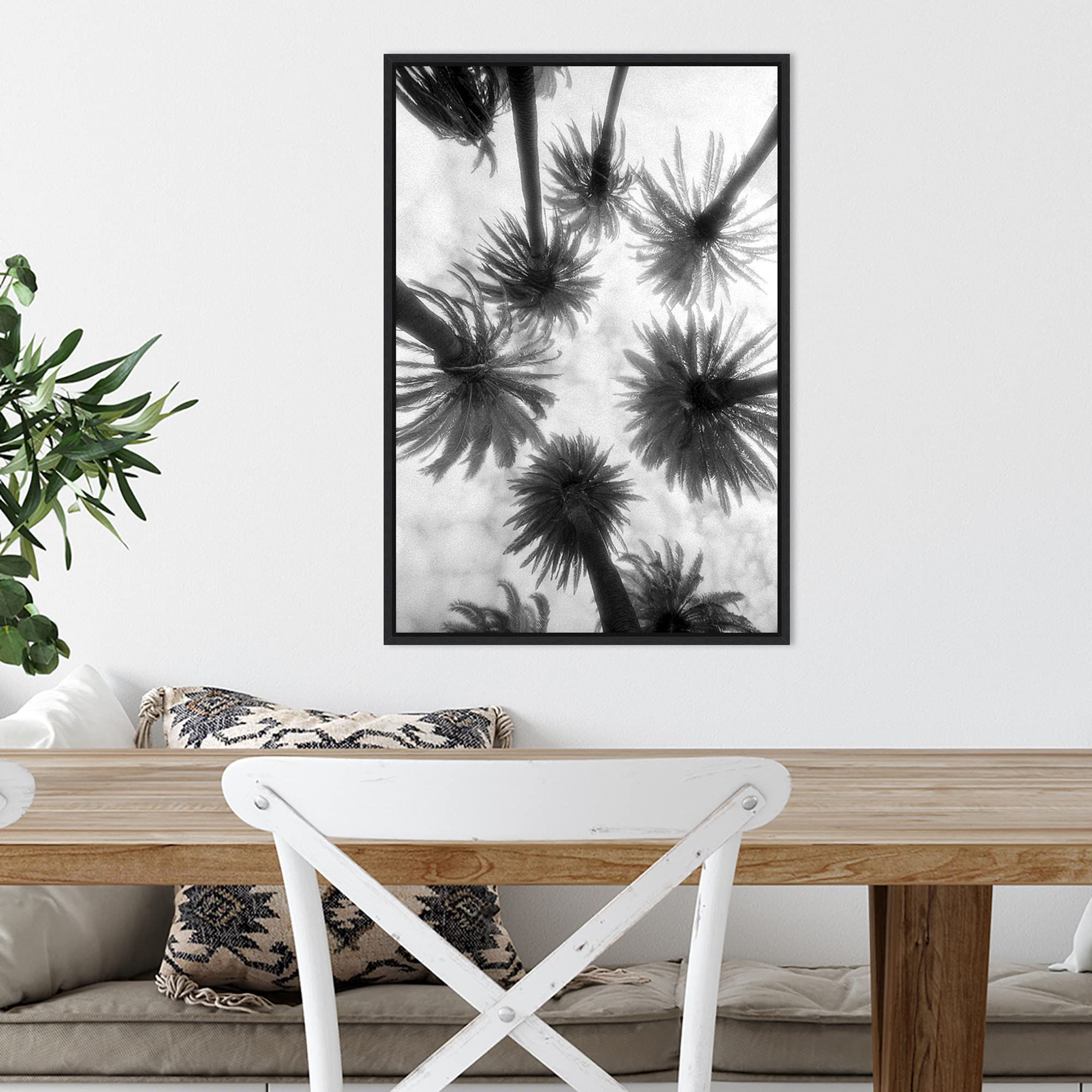 ヤシの木額入り装飾版画 楽天市場】ヤシの木（版画｜絵画）：アート・美術品・骨董品