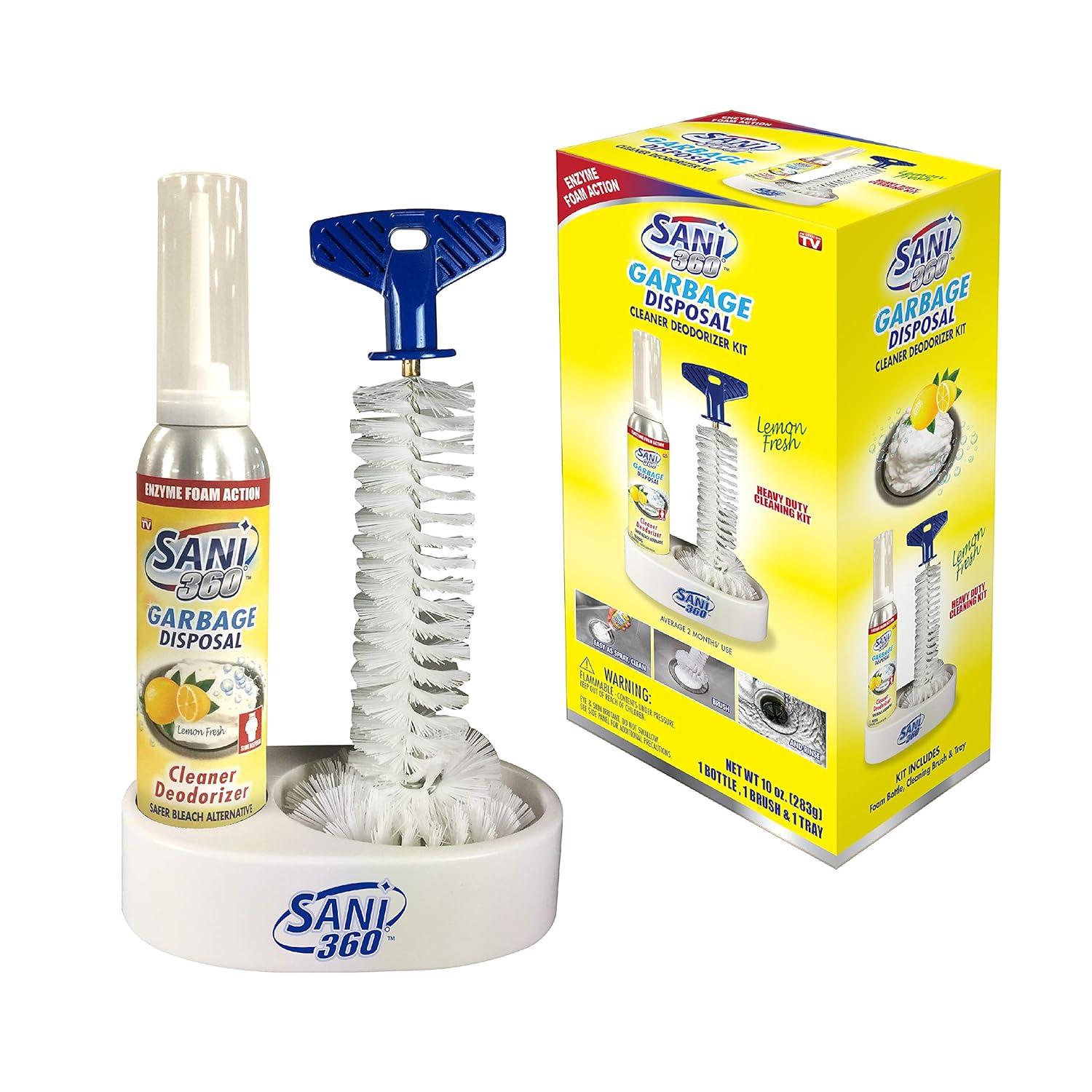 Sani Sticks Sani 360 Garbage Disposal Cleaner Kit ââ‚¬â€Lemon Scent