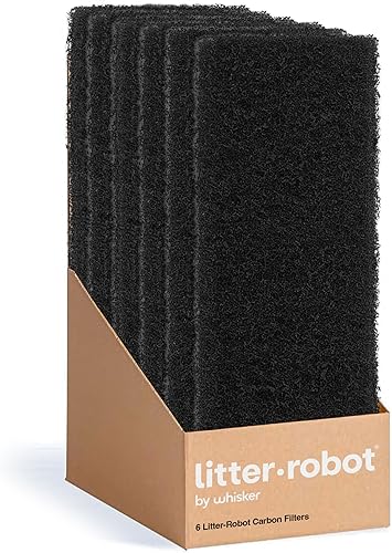 Filtros de carbono para robot de arena de 3 unidades paquete de 6 filtros de caja de arena ajuste personalizado para robot de arena 3 absorbe olores