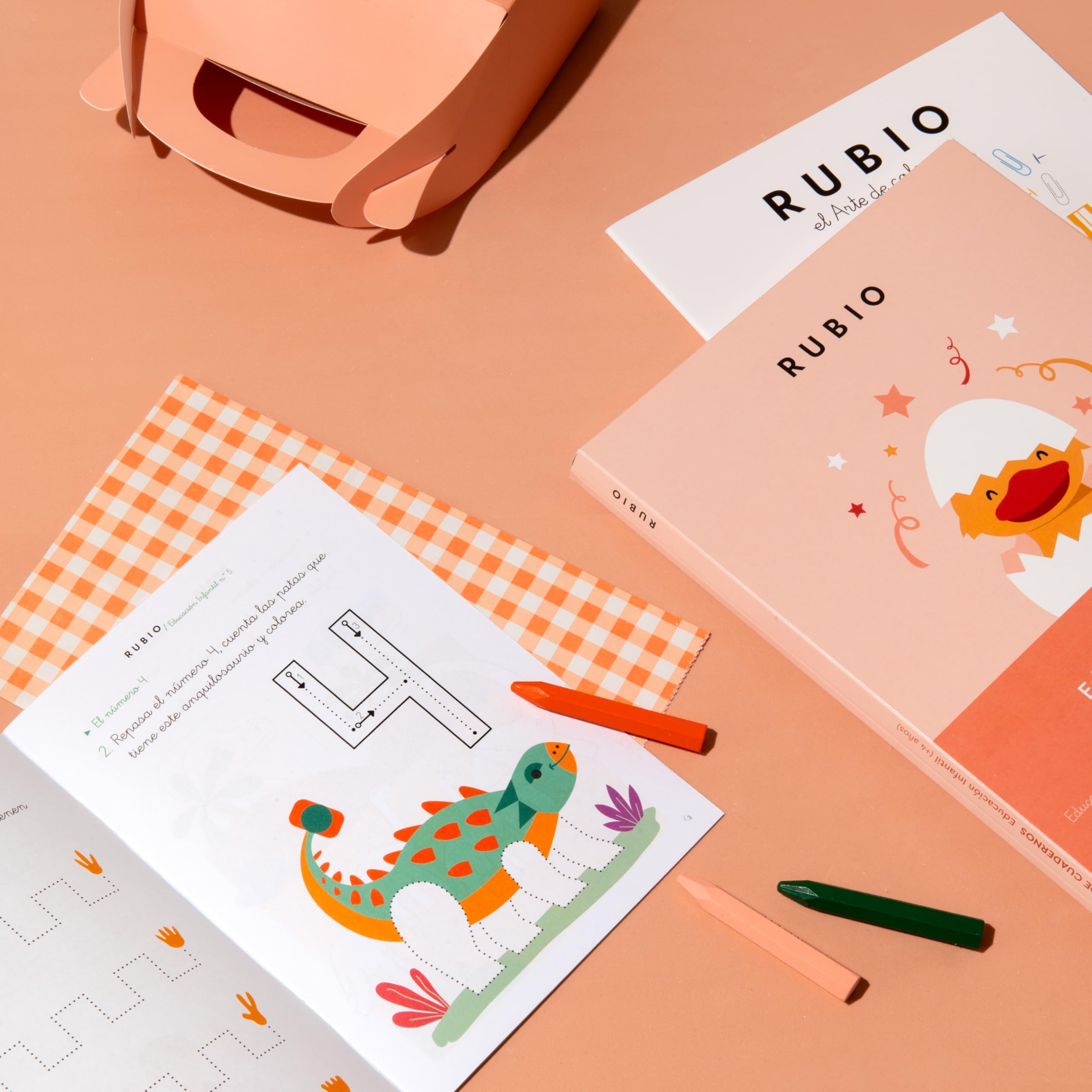 Pack de cuadernos RUBIO Educación Infantil +4 años. Contiene 12 cuadernos. (PACKS ESCOLARES)