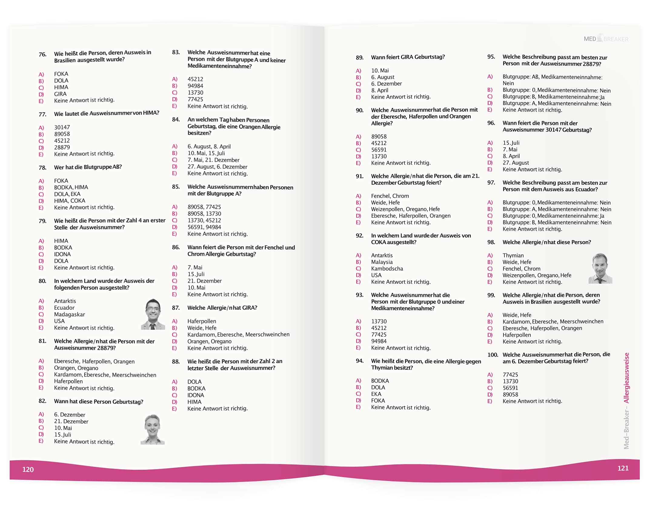 MedAT 5.000+ KFF-Fragen, Leitfaden, Figuren, Zahlenfolgen, Wortflüssigkeit, Allergieausweise, Implikationen |: MED-Breaker | MedAT 2025 / 2026 (12 ... (MEDBREAKER | MedAT-Bücher-Vorbereitung)