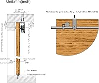 Vista 6 de DIYHD NB kit para montaje de puerta para techo