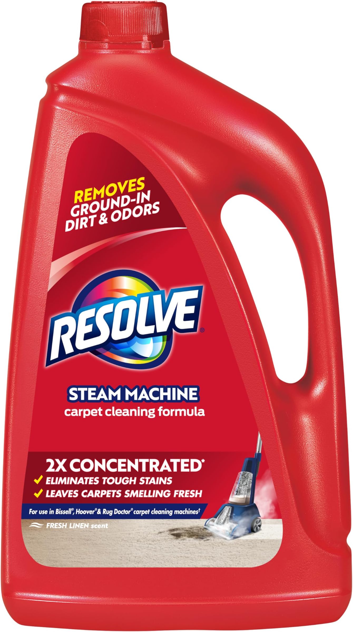 Resolve Carpet Steam Cleaner Solution, 48 oz Health