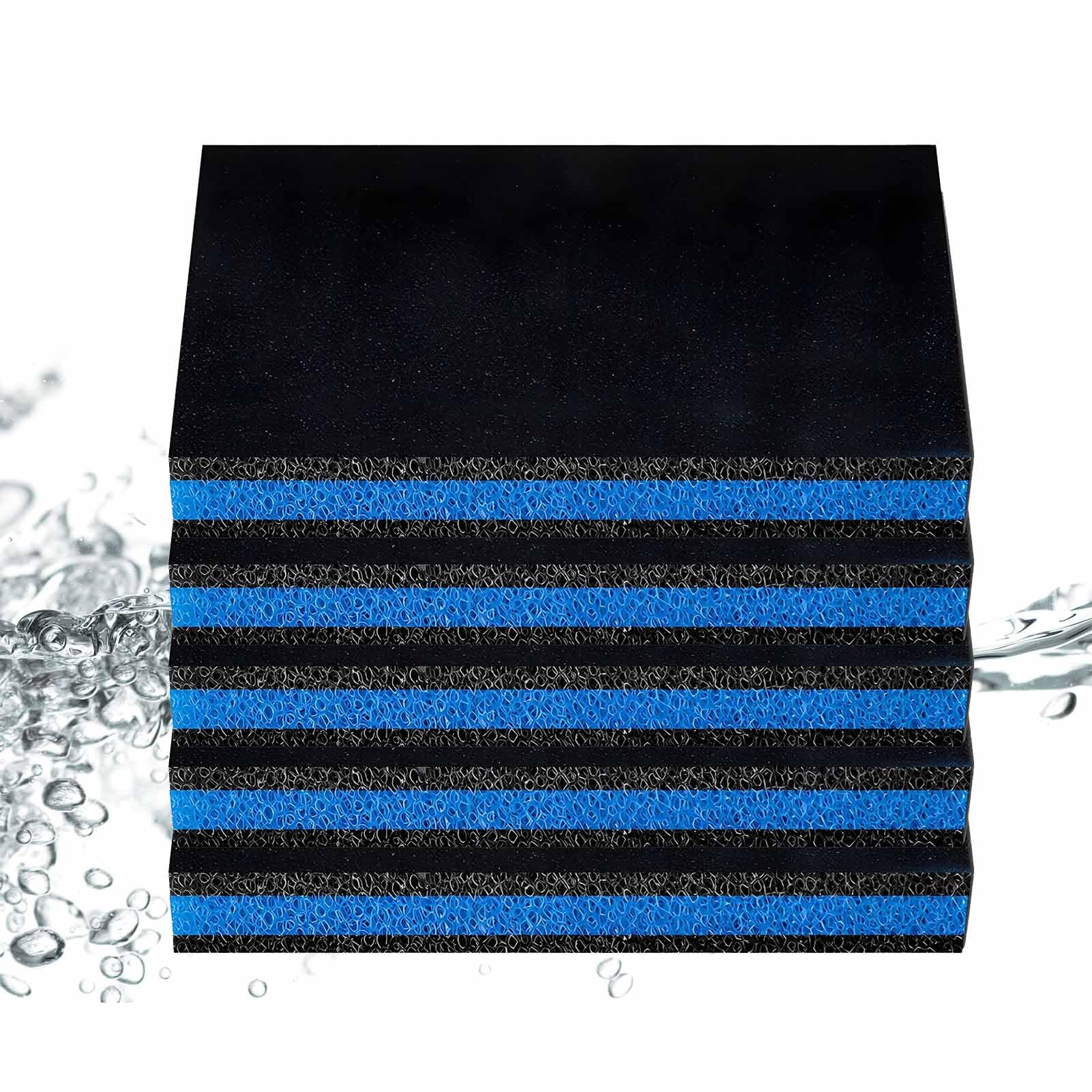 Filtres pour Aquarium, tampons filtrants en éponge Multicouches, Accessoires de Filtration pour Aquarium(M)