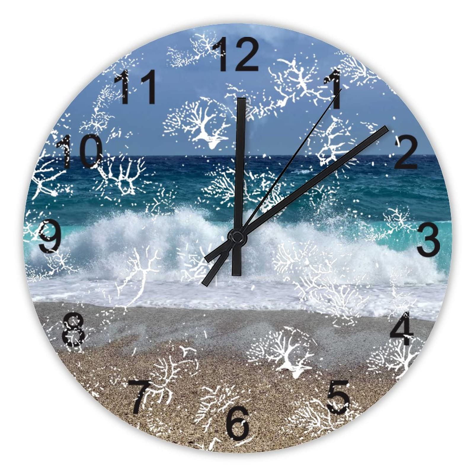 Horloge murale sans tic-tac silencieuse et précise pour bien dormir