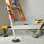Adjustable Ladder Leveler with Anti-Slip Rubber Feet, 23'' Extension Ladder Stabilizer Feet Levelers, Universal Stair Ladder Stabilizer, Ladder Aide Leveling Feet, Ladder Accessories