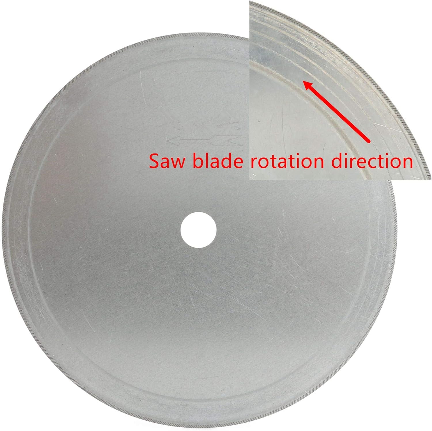 JINGLING 5Pcs 6" inch Diamond Lapidary Saws Blade Thin Rim 0.6mm Cutting Disc