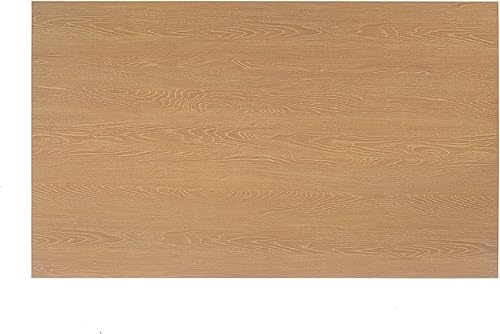Miniatura 9 de P PURLOVE Juego de mesa de comedor de 6 piezas, mesa de cocina rectangular de madera con 4 sillas tapizadas, 1 banco para comedor y sala de estar