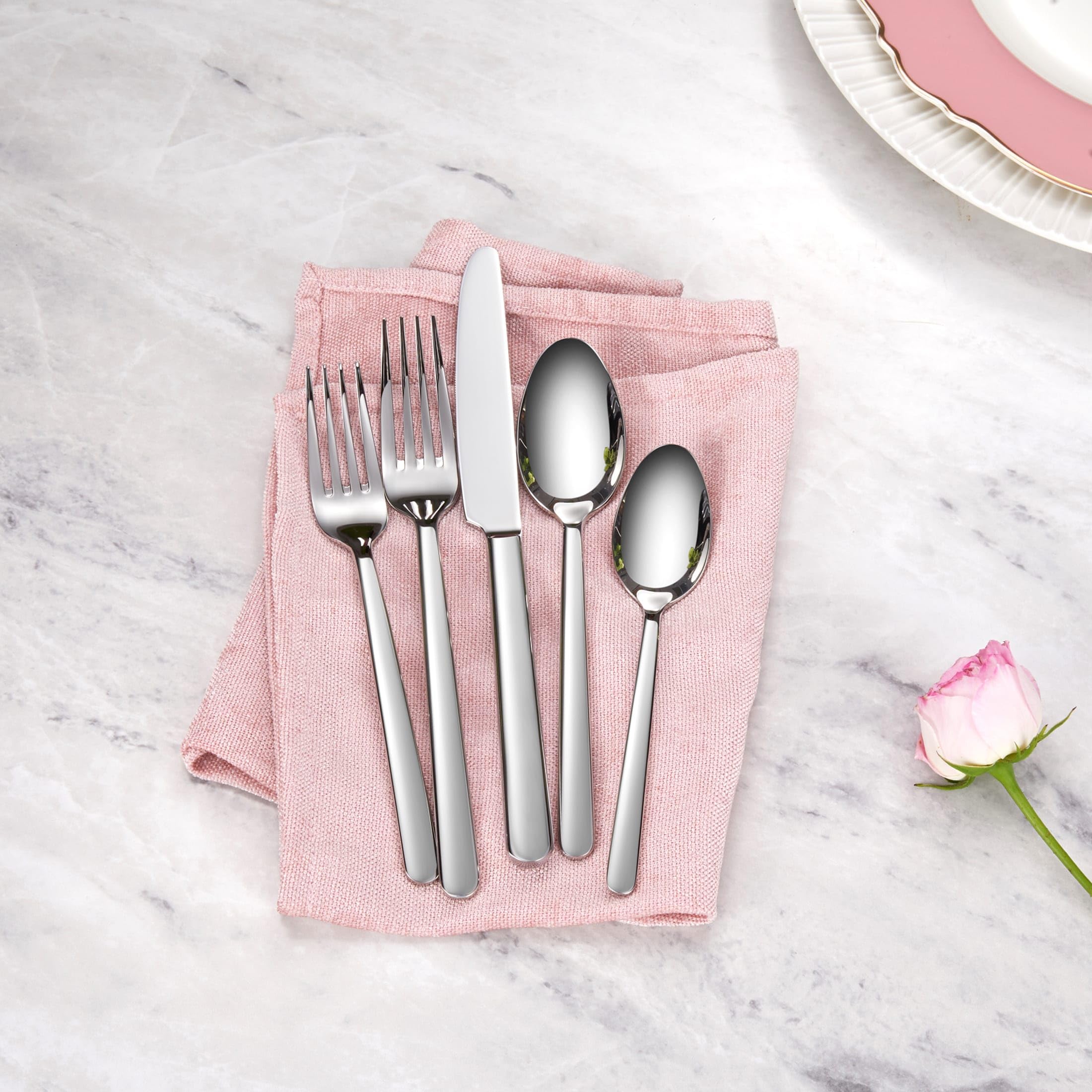 KEAWELL Premium Aline 4-Piece 8.3-Inch Dinner Fork Set (4, Dinner Forks) — Amazon image 8