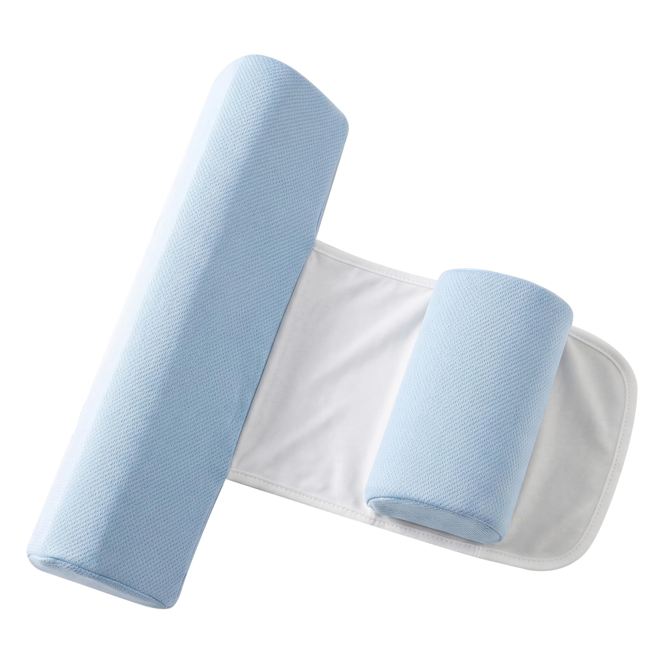 Baby-Keilkissen mit atmungsaktiver 3D-Struktur, Anti-Roll-Kissen – seitliche Schlafpositionierungshilfe, Galaxieblau