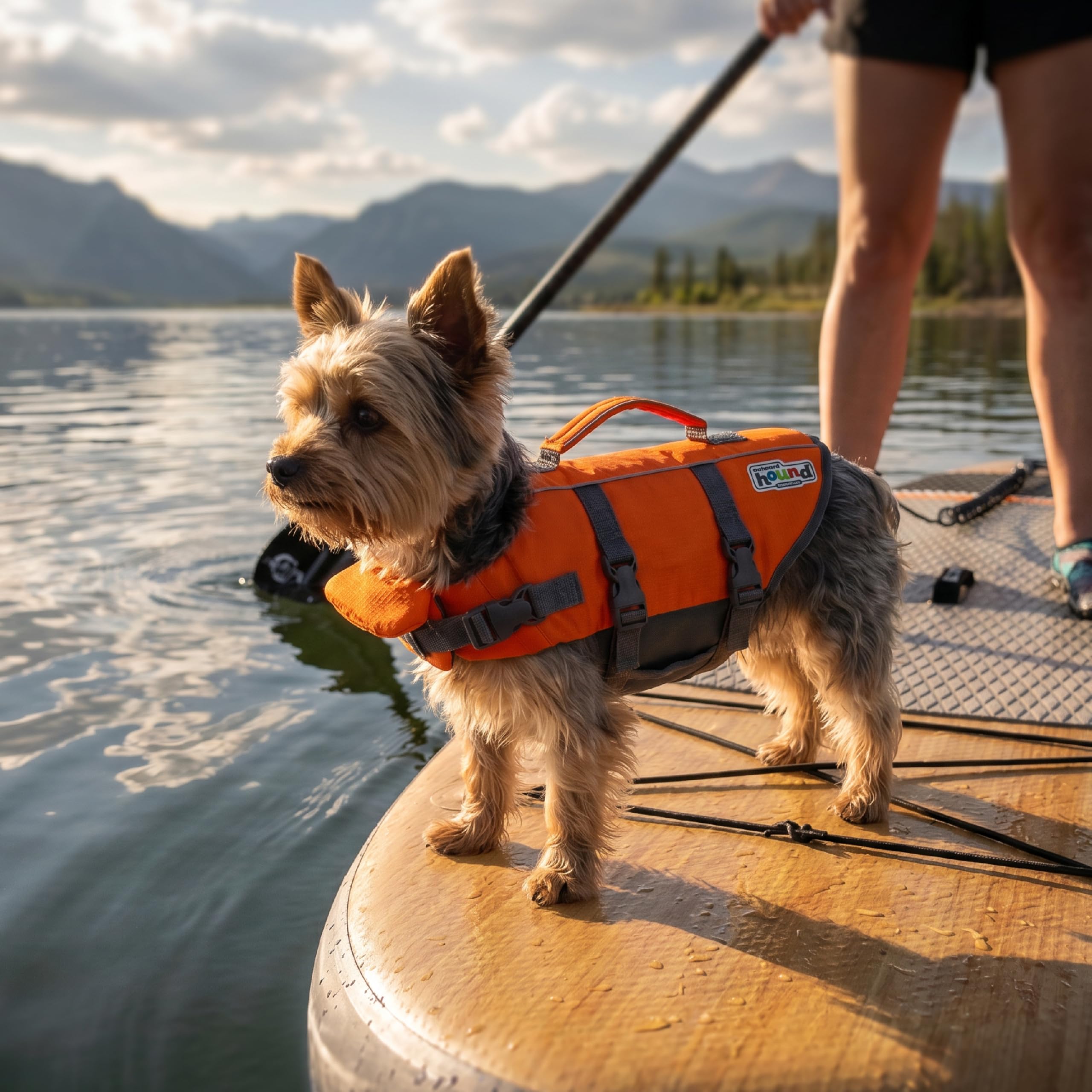 Outward Hound Granby Splash - Chaleco salvavidas para perros - Naranja - XS
