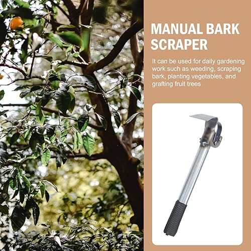 Miniatura 3 de Happyyami Herramienta de descortezado de espada de corteza, herramientas de pelador de troncos, herramienta de eliminación de corteza de árbol de