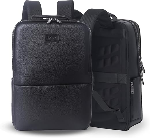 acer Professional Laptop Backpack 15.6" for Men, Women, Boys, Girls | Premium bags for Gift- Sleek PU Design, USB Chargin...