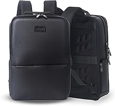 Acer Professional Laptop Backpack 15.6" for Men, Women, Boys, Girls | Premium bags for Gift- Sleek PU Design, USB Charging, Secure Compartments - Black