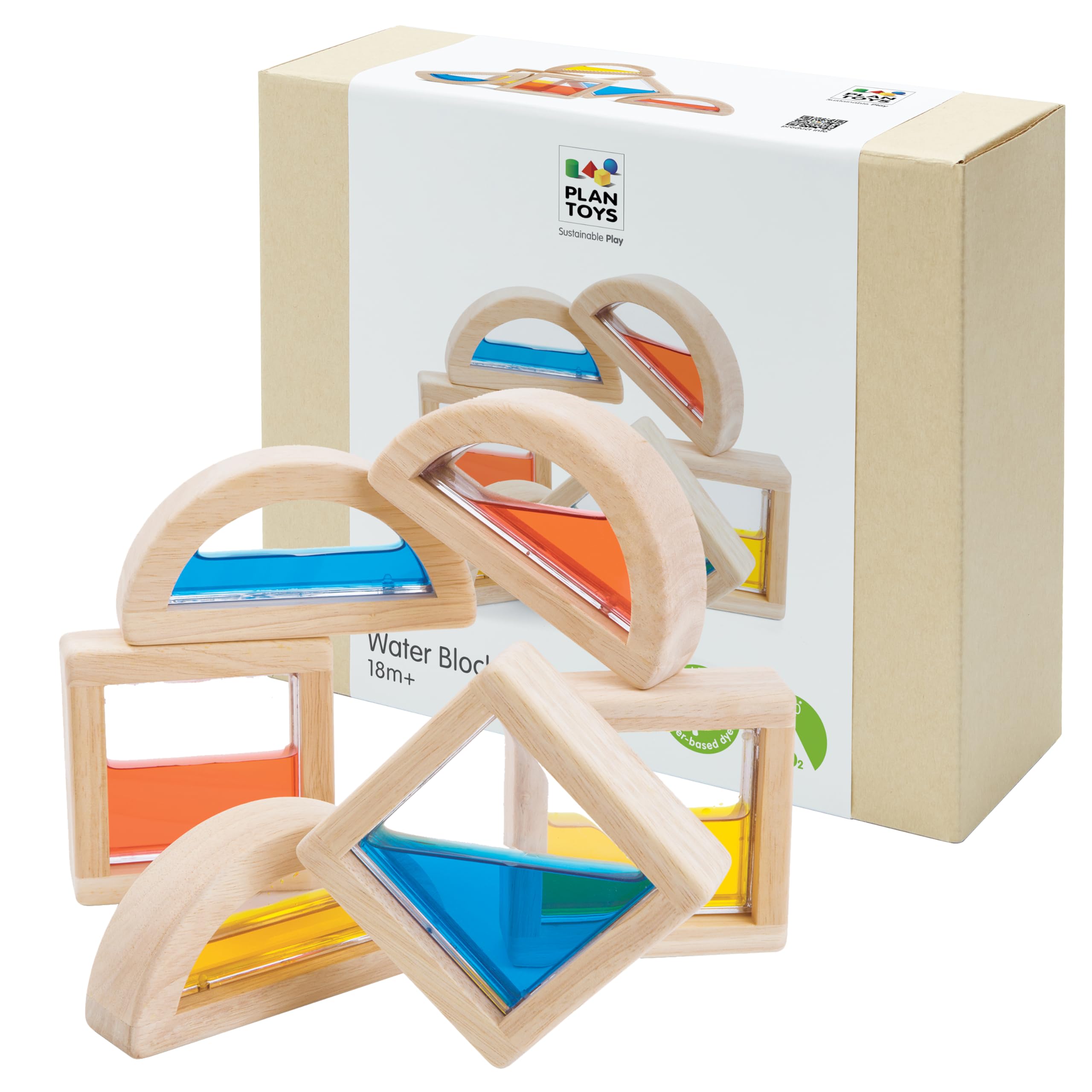 Amazon | PLANTOYS 5523 ウォーターブロック | 積み木 | おもちゃ