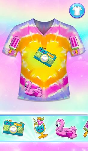 Loja de roupas de jogos de moda artesanais DIY tie dye