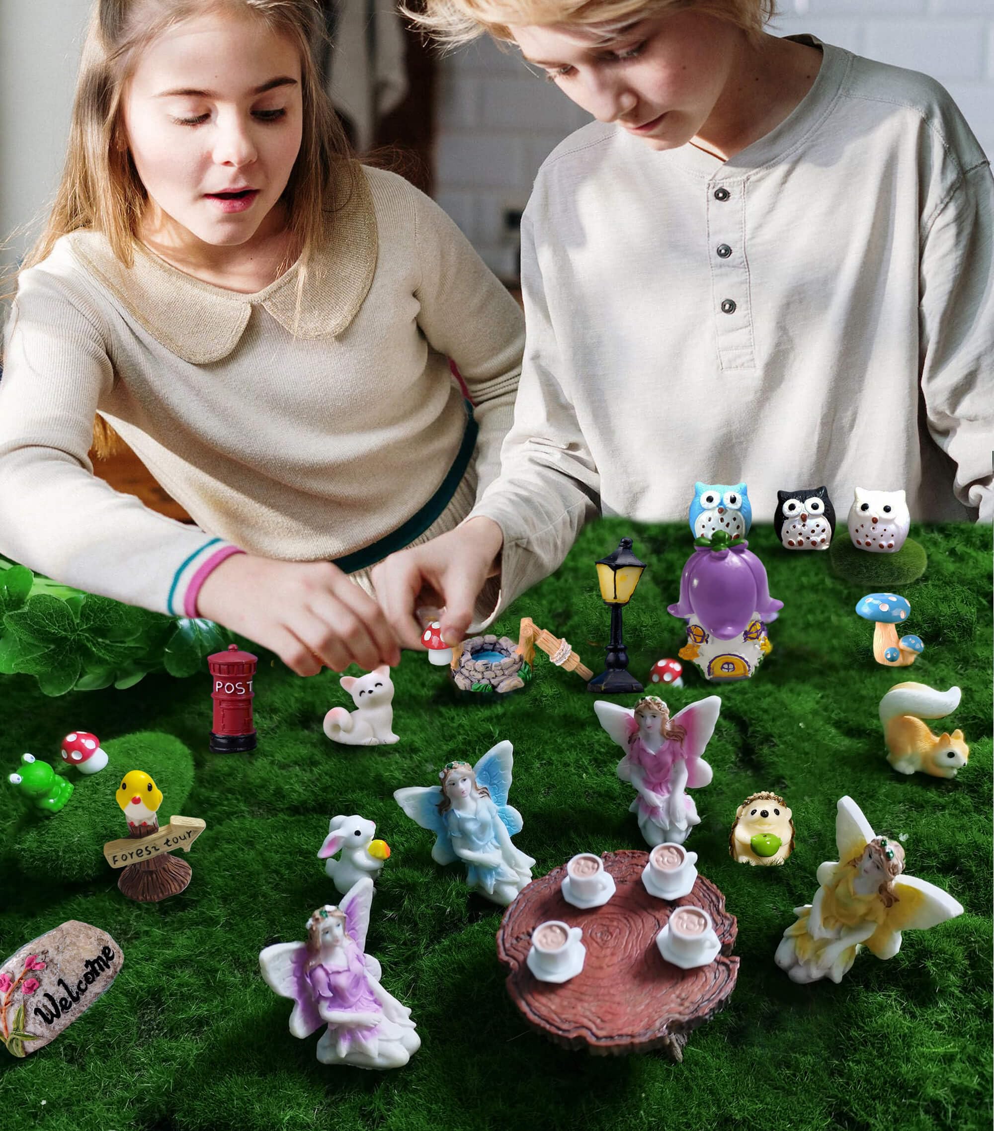 Amazon.co.jp: CasaTena フェアリーガーデンキット 27ピース