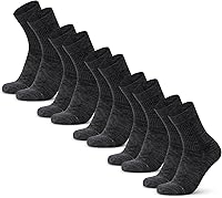 Danish Endurance Lightweight Merino Wool Hiking Socks Men Women - Moisture Wicking Thermal Breathable 3/5 Pack