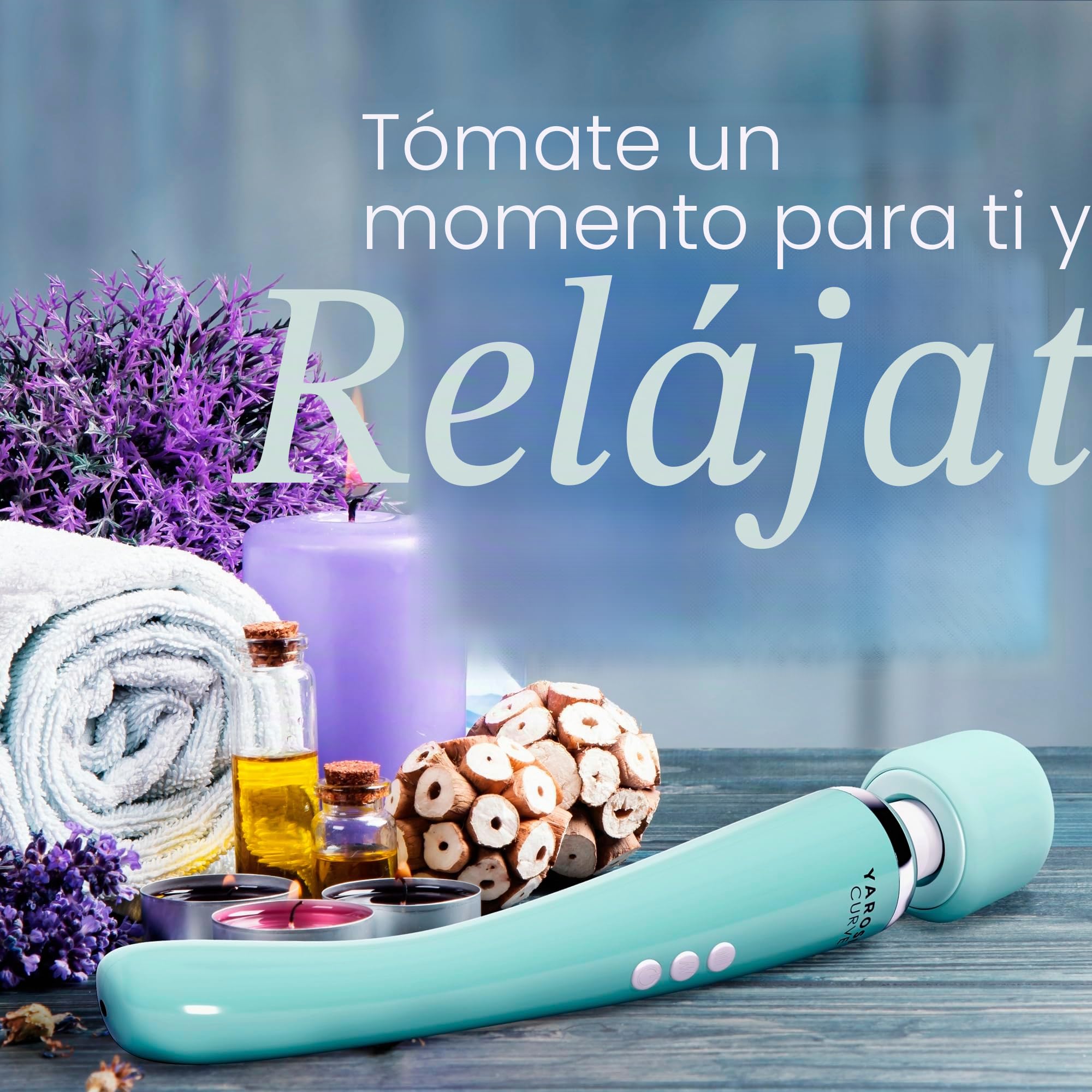 Masajeador de varita inalámbrico de Yarosi - Potencia vibratoria terapéutica más fuert - Perfecto para dolores musculares y recuperación deportiva personal - Verde