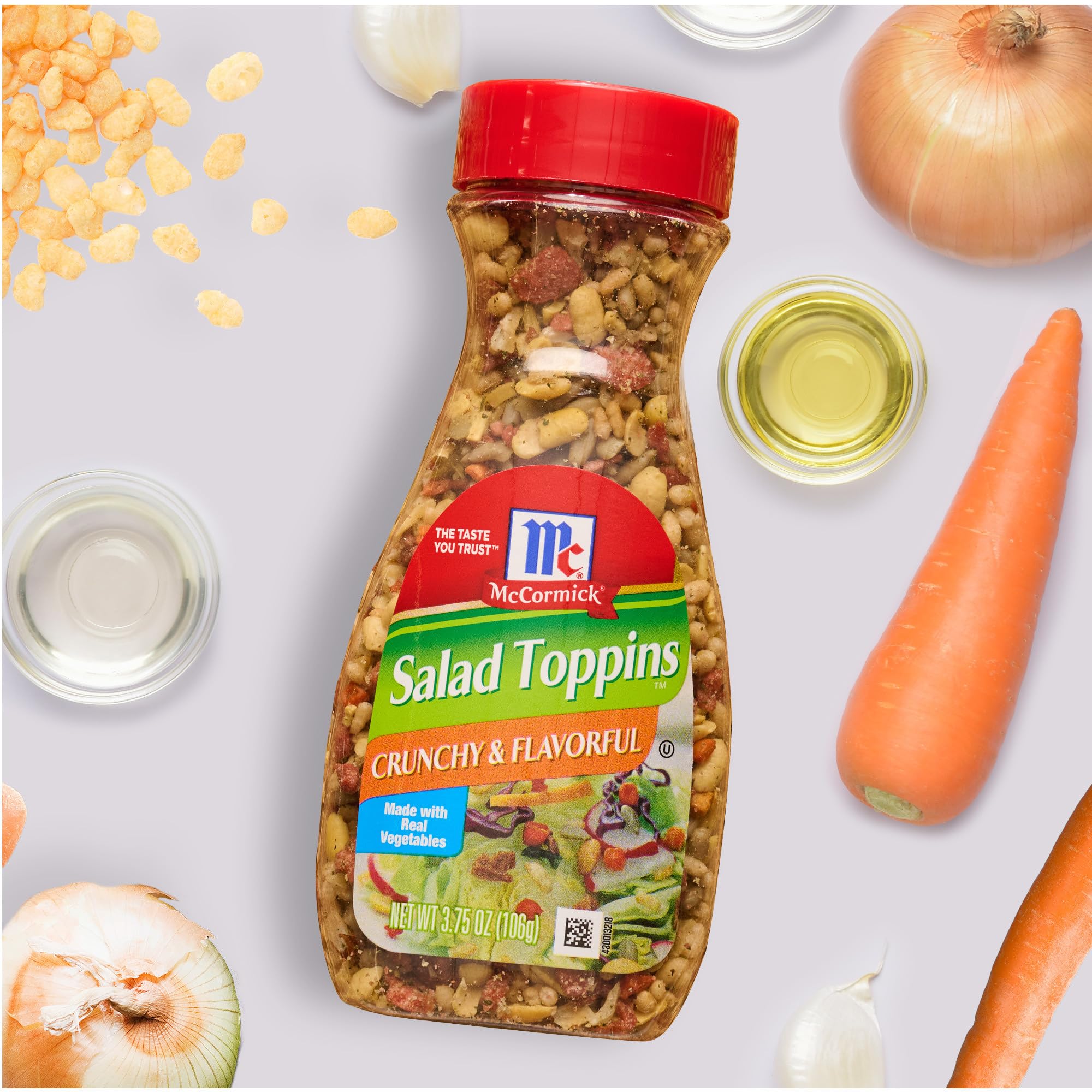 McCormick Salad Toppins, Crunchy and Flavorful, 3.75 Ounce Unit by