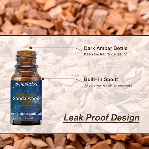 Miniatura 60 de BURIBURI Aceite esencial de rosa y jazmín, 2 piezas, 100% puro, juego de regalo de aceite esencial de rosa para aromaterapia, difusor, masaje