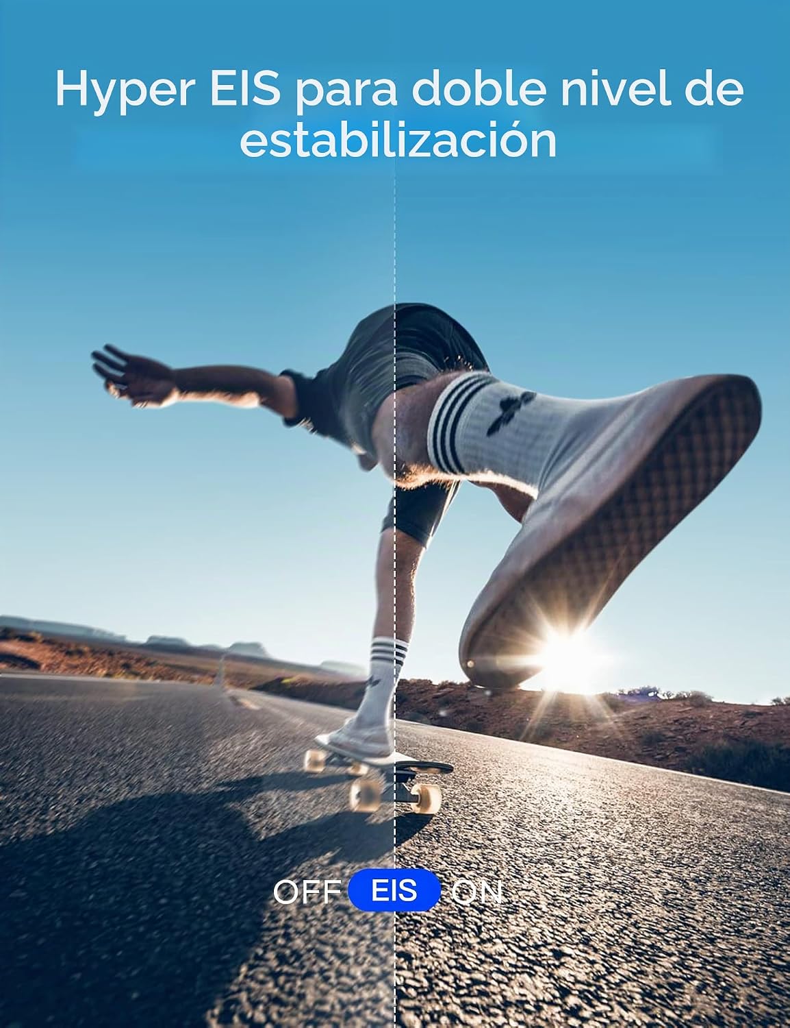 WOLFANG Cámara Deportiva GA200 4K 24MP Doble Pantalla WiFi Cámara de Video, Cámara Acuática Sumergible de 40M, 170° Gran Angular, Control Remoto EIS Mejorado, 2 Baterías, Multi Accesorios 5