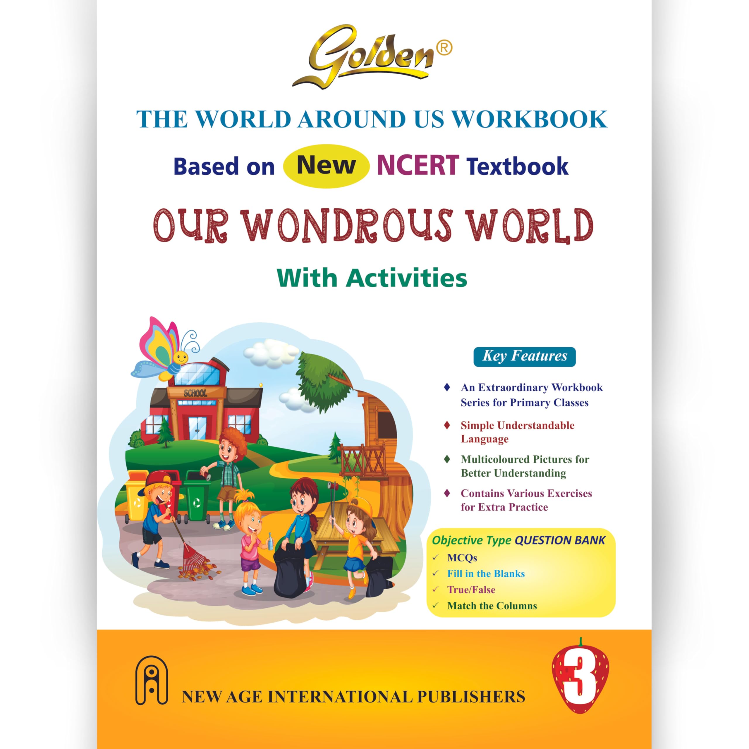 Golden EVS for Class 3 | The World Around Us Workbook | Based on New NCERT Textbook | Our Wondrous World with Activities