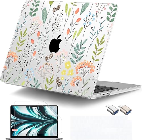 Miniatura 12 de DONGKE Funda para MacBook Air de 13.6 pulgadas 2025 2024-2022 A3240 A3113 A2681 M4 M3 M2 Chip Touch ID, carcasa rígida de plástico y cubierta de