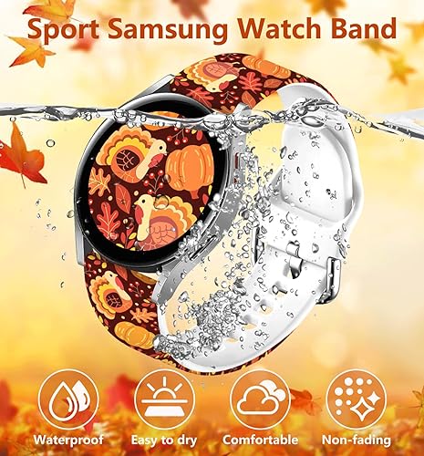 Vista 151 de Correas de reloj navideñas compatibles con Samsung Galaxy Watch de 1.575 pulgadas, 1.732 pulgadas, 0.787 pulgadas, correa de silicona de repuesto