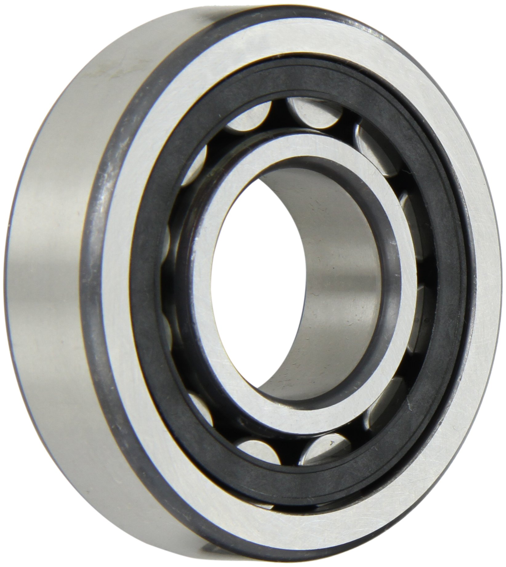 FAG NJ306E-TVP2-C3 Cuscinetto a rulli cilindrici, fila singola, foro diritto, anello interno rimovibile, flangiato, alta capacità, gabbia poliammide/nylon, gioco C3, metrico, ID 30mm, 72mm OD, larghezza 19mm