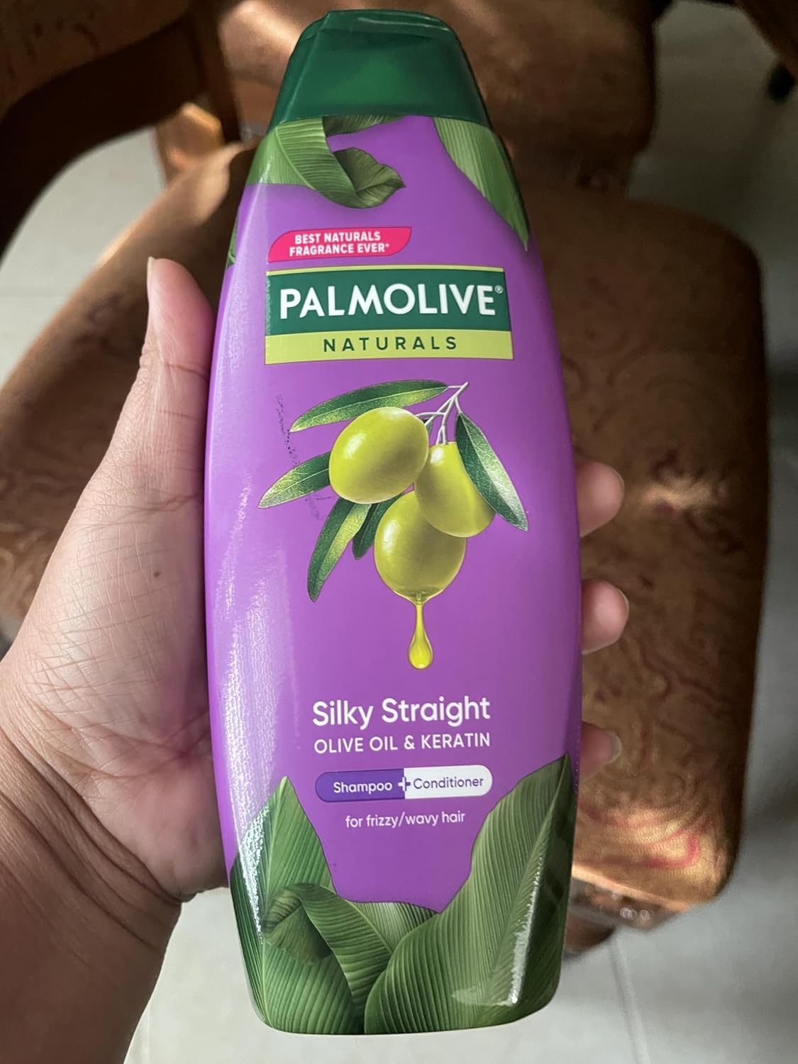 Hair Smoothing Treatment with Keratin & Olive Oil, Repairs Damage, Controls Frizz 400 ml