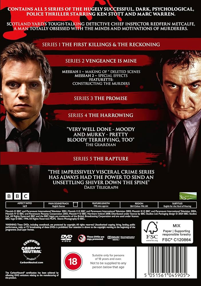 Messiah: Series 1-5: Amazon.co.uk: Ken Stott, Marc Warren