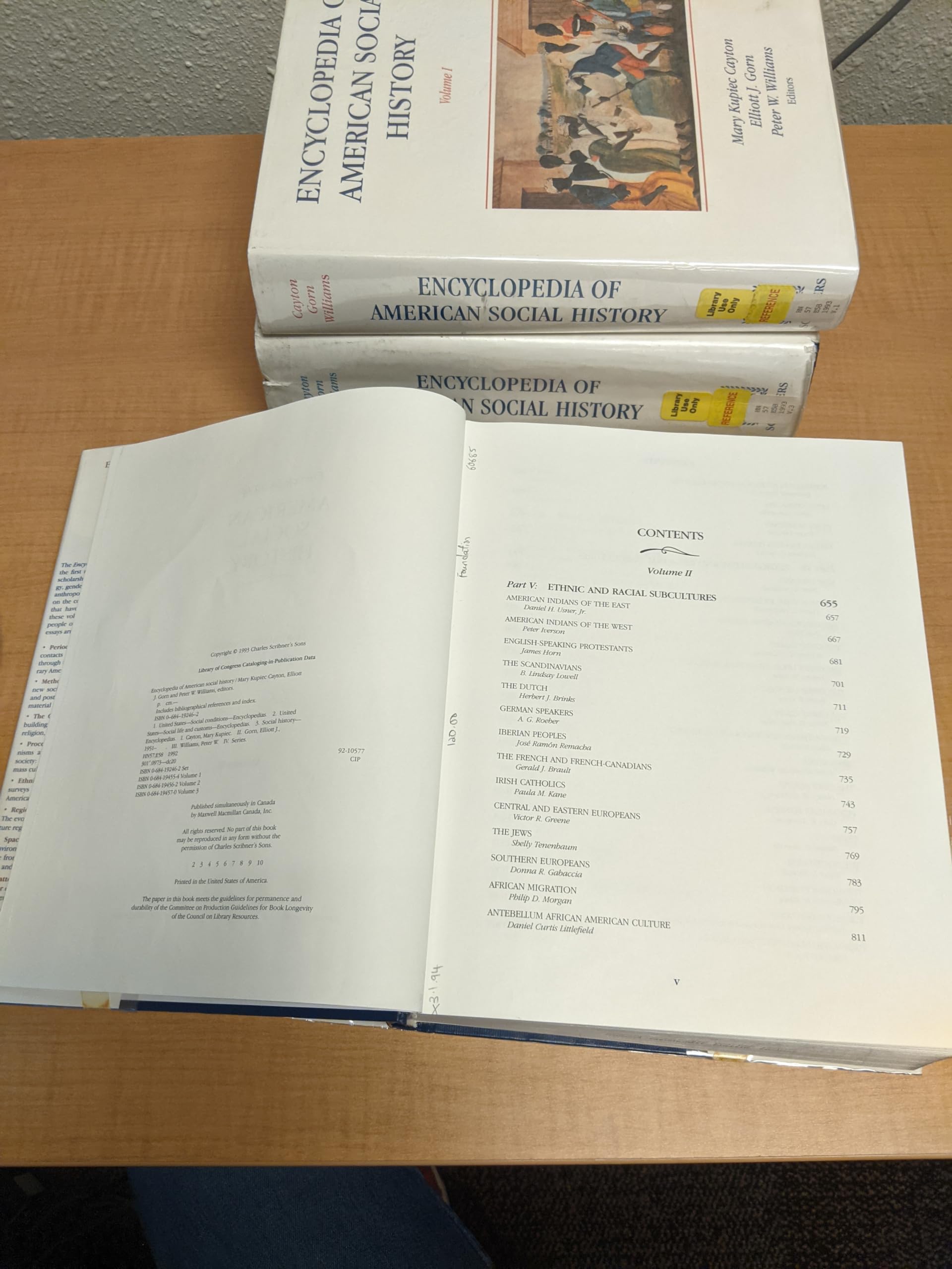Encyclopaedia of American Social History