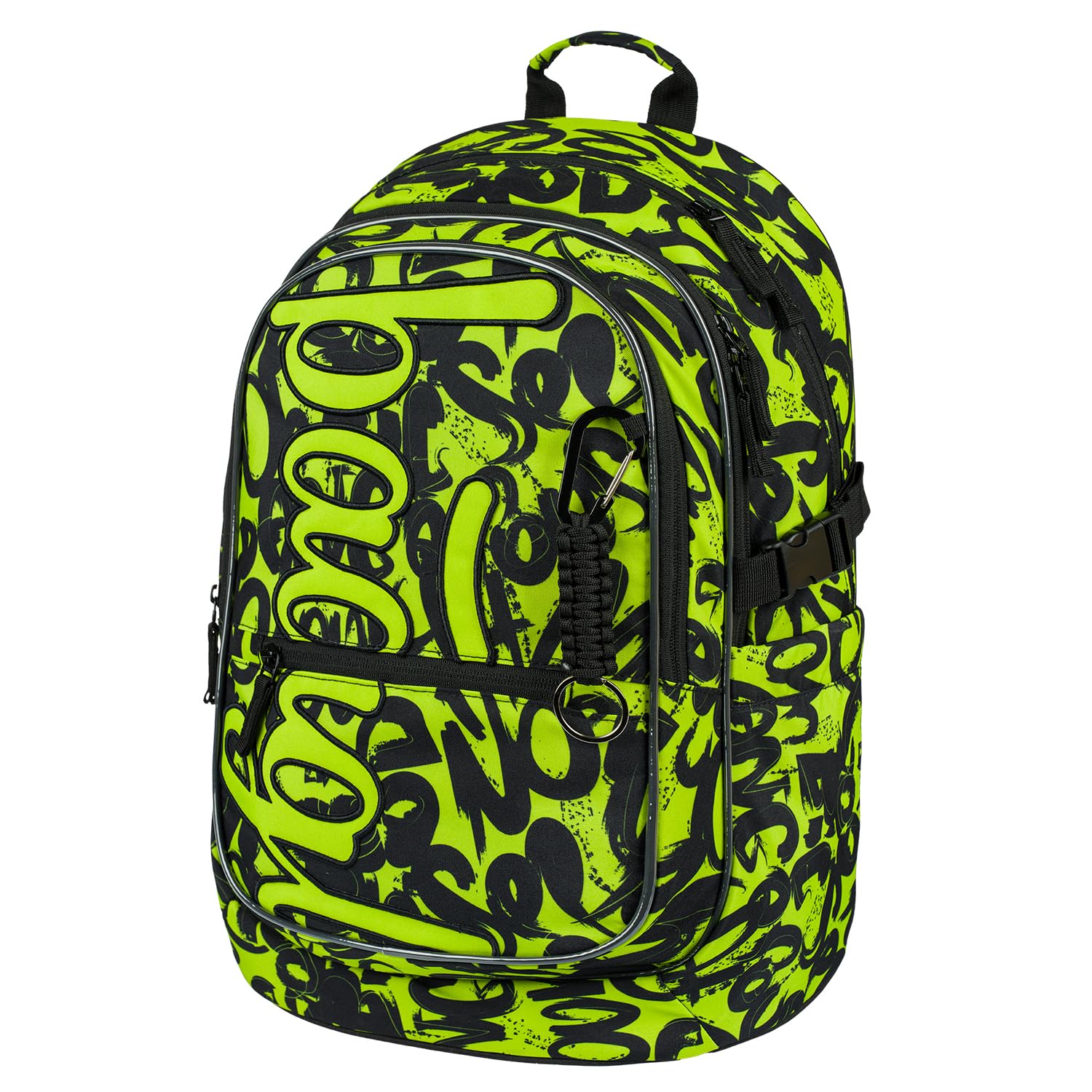 Baagl Zaino Scolastico Per Ragazzi – Borse Scolastiche Per Bambini Con Schienale Ergonomico, Cinturino Sul Petto Ed Elementi Riflettenti, Lima Tag, 43X29X20 Cm, Rucksack-image