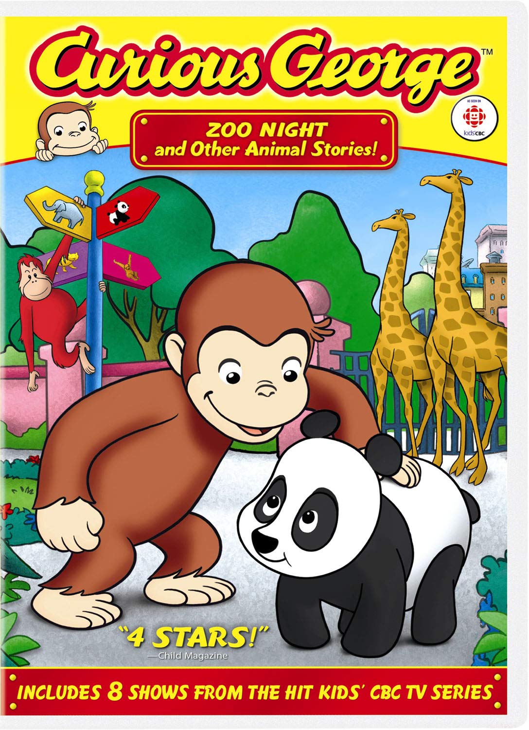 Curious George: Zoo Night and Other Animal Stories [DVD]