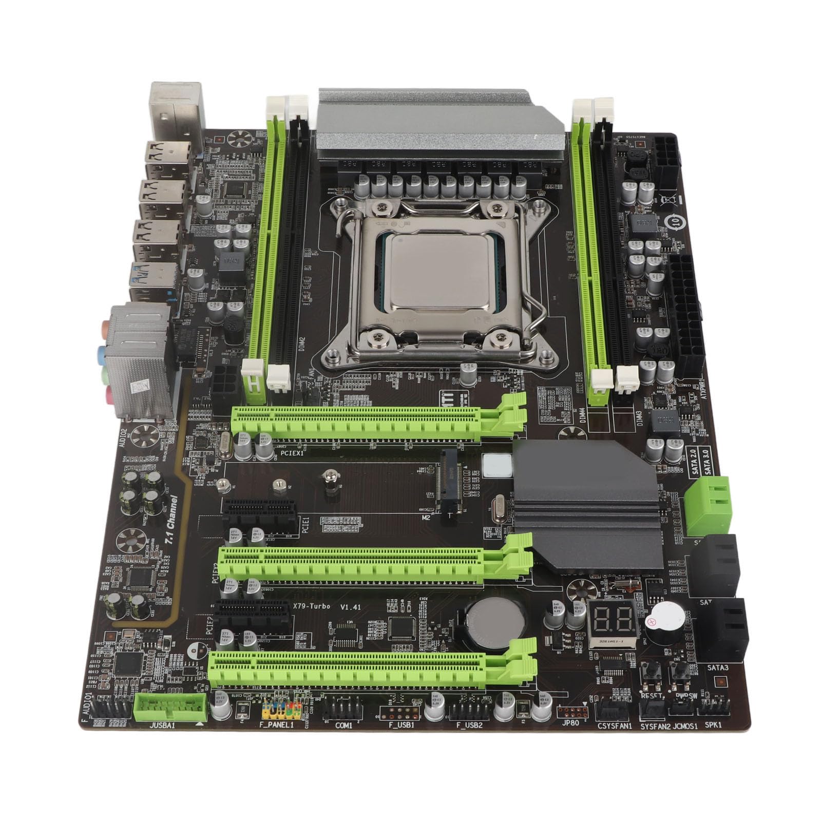 Płyta Główna do Komputerów Stacjonarnych, DDR3 4xDDR3 DIMM, Interfejs NVME M.2, 8-fazowe Zasilanie do Wymiany Komputera, z Interfejsem Modułu Karty Sieci Bezprzewodowej, dla
