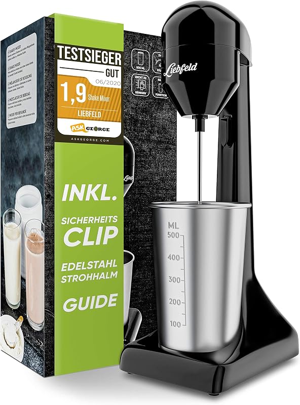 Liebfeld Shake Mixer fekete koktél keverő