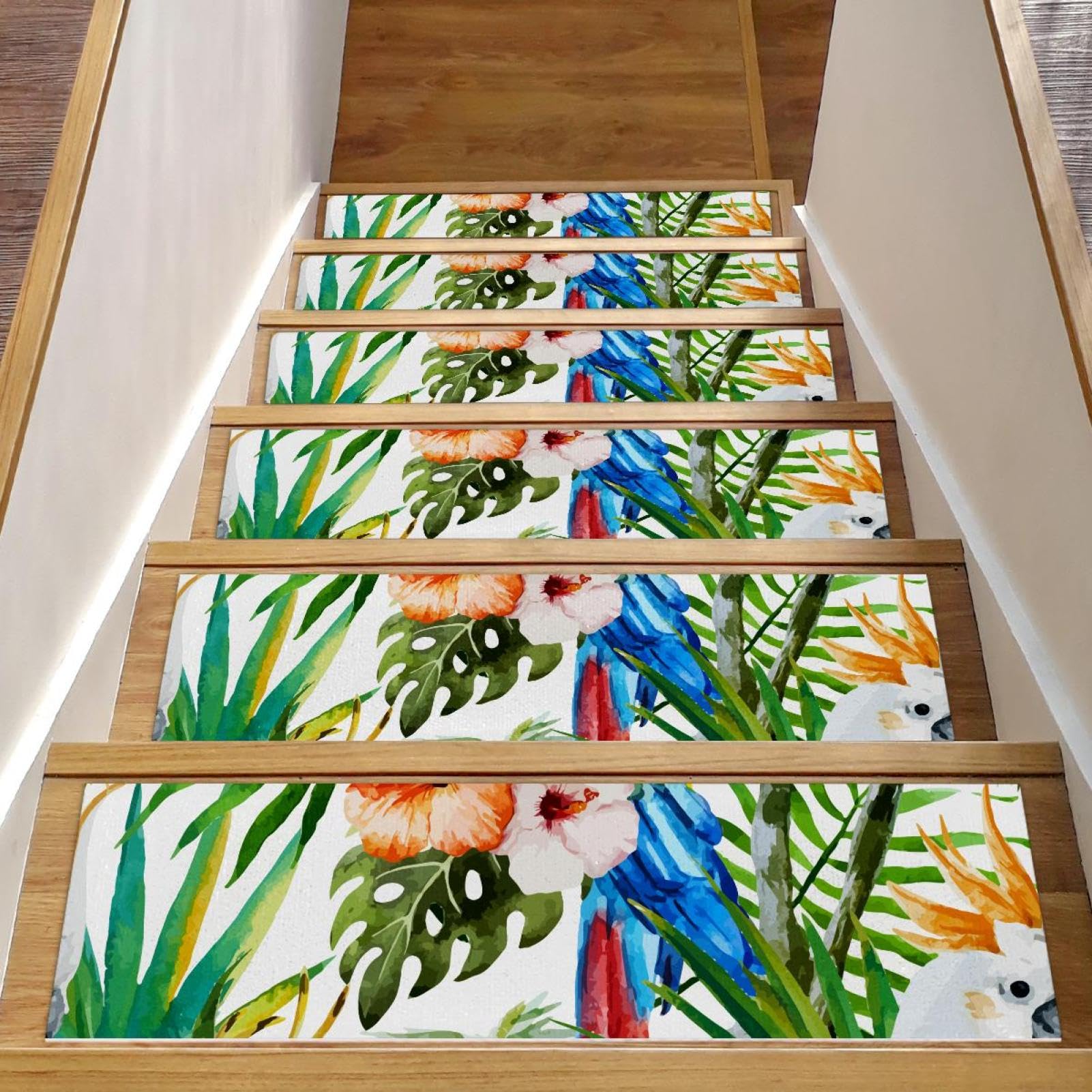 Alfombra antideslizante para peldaños de madera para solucionar resbalones en escaleras internas