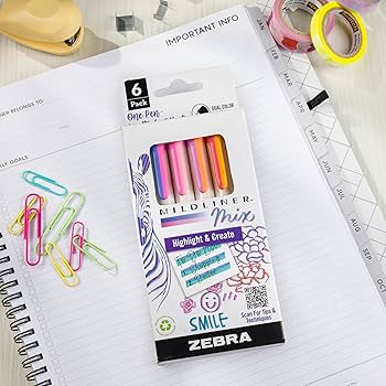 milkyさま Amazon.co.jp: Zebra Pen マイルドライナーミックス デュアルカラー