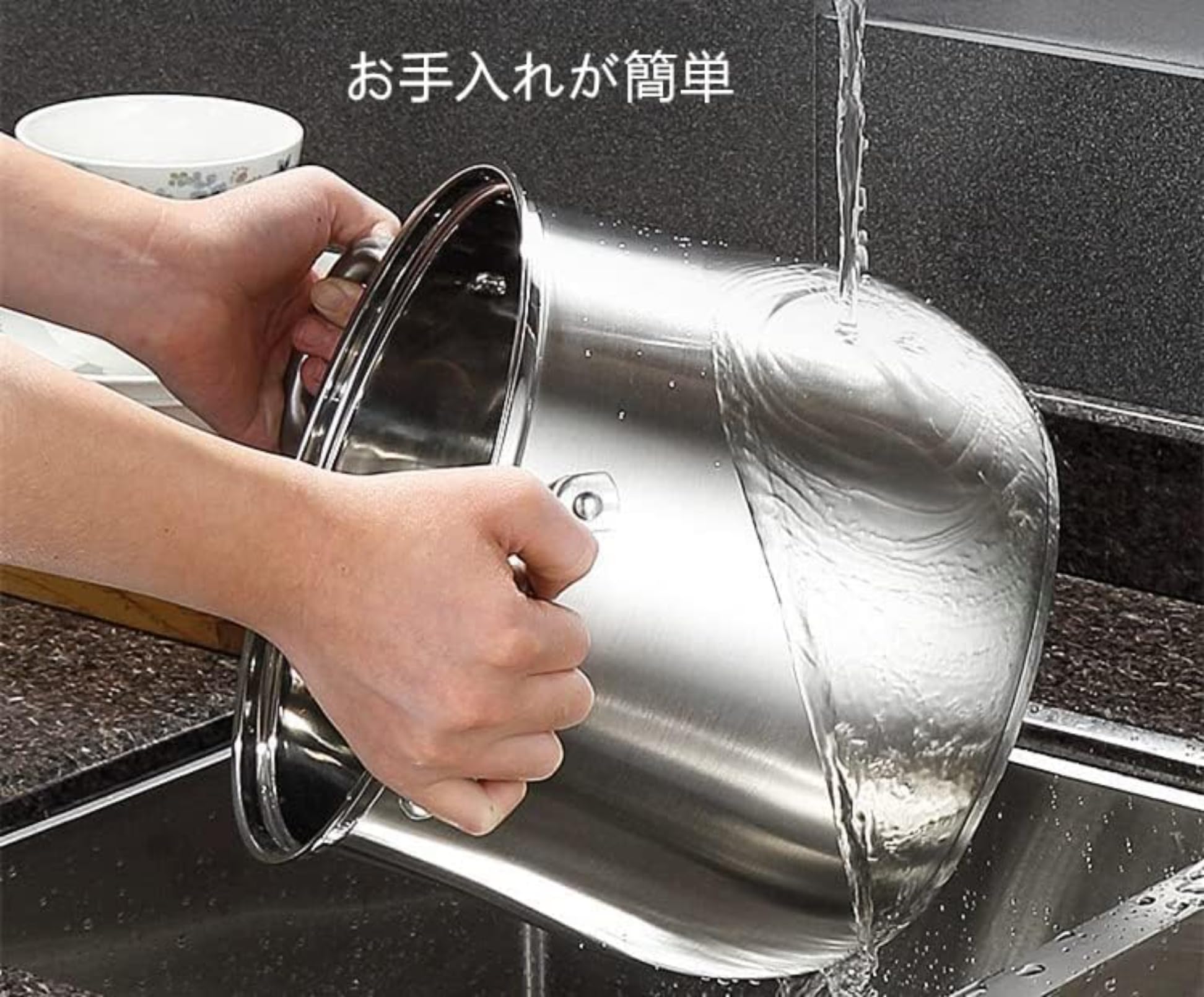 Amazon｜ステンレス 透明蓋付き 寸胴鍋 業務用 鍋 IH対応 煮込み料理
