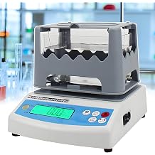 Solid Densimeter Density Meter,Automatic Gold Purity Tester for Precious Metals,Quick 10s Measurement,0.01g Precision,300/600g Capacity,Accurate Gold Testing Kit 600A