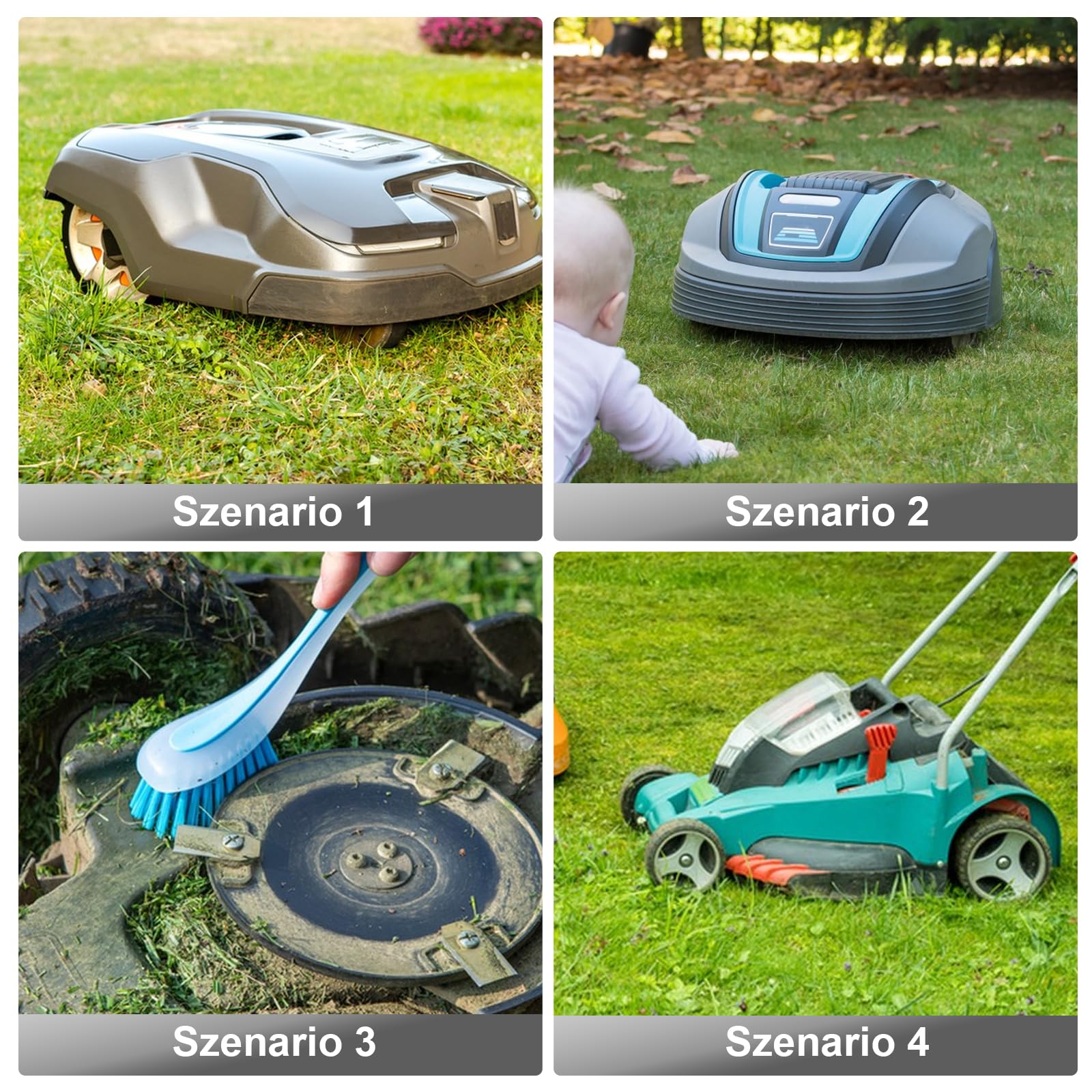 30 sztuk zapasowych ostrzy do kosiarki automatycznej, akcesoria do kosiarek, ostrza, kompatybilne z Automower, stal nierdzewna 0,65 mm