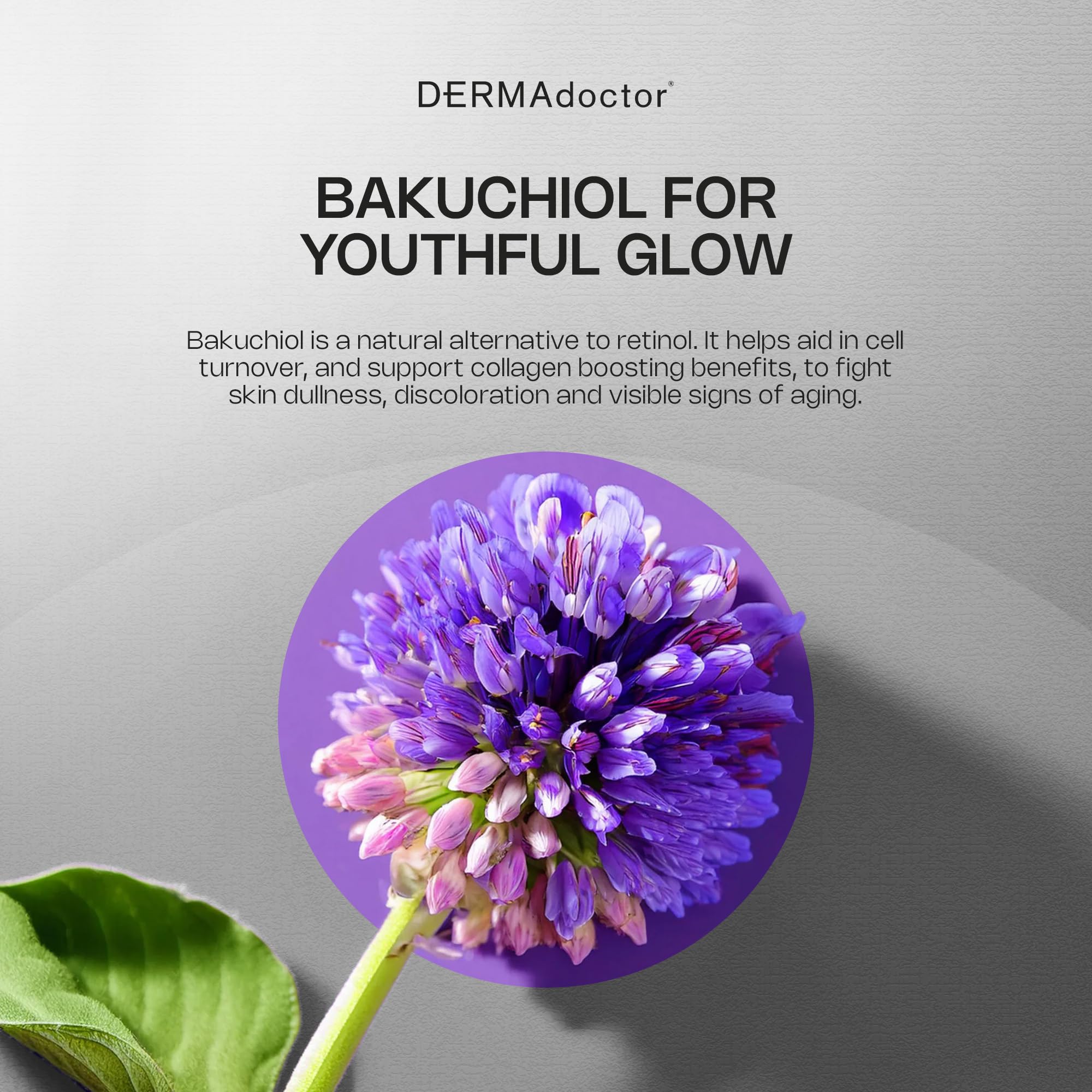 DERMAdoctor Cool + Corrected Bakuchiol Siero Alternativa al Retinolo per Pelle Secca, Sensibile, Rosacea o Soggetta a Eczema (30 ml)