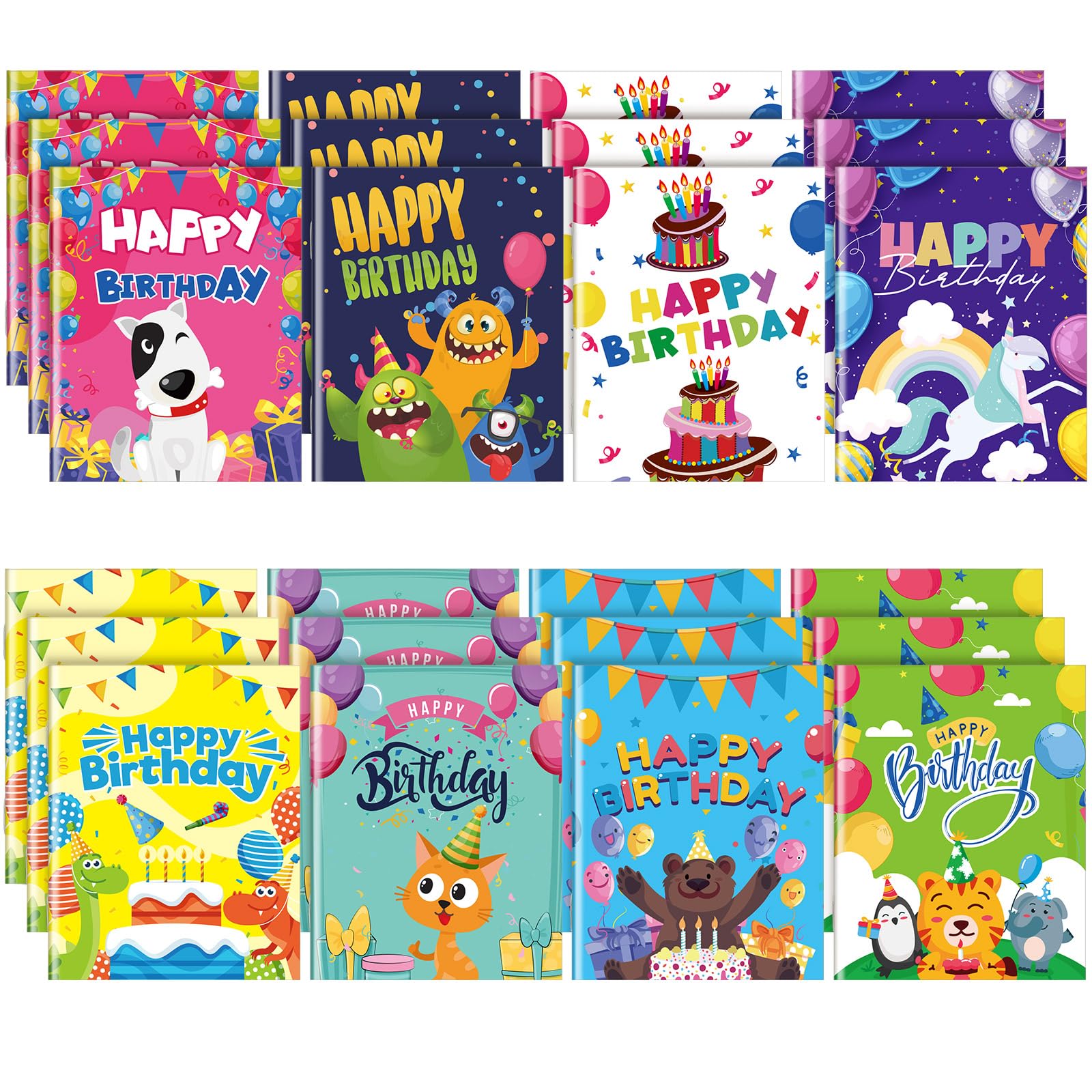 Récompense en classe et anniversaire : lot de 24 mini carnets