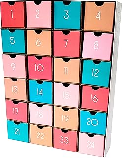 Fill-Your-Own DIY Countdown Box/Advent Calendar Minimalist Modern by Ner...