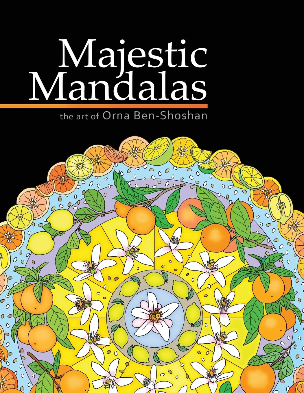 Majestic Mandalas Adult Coloring Book