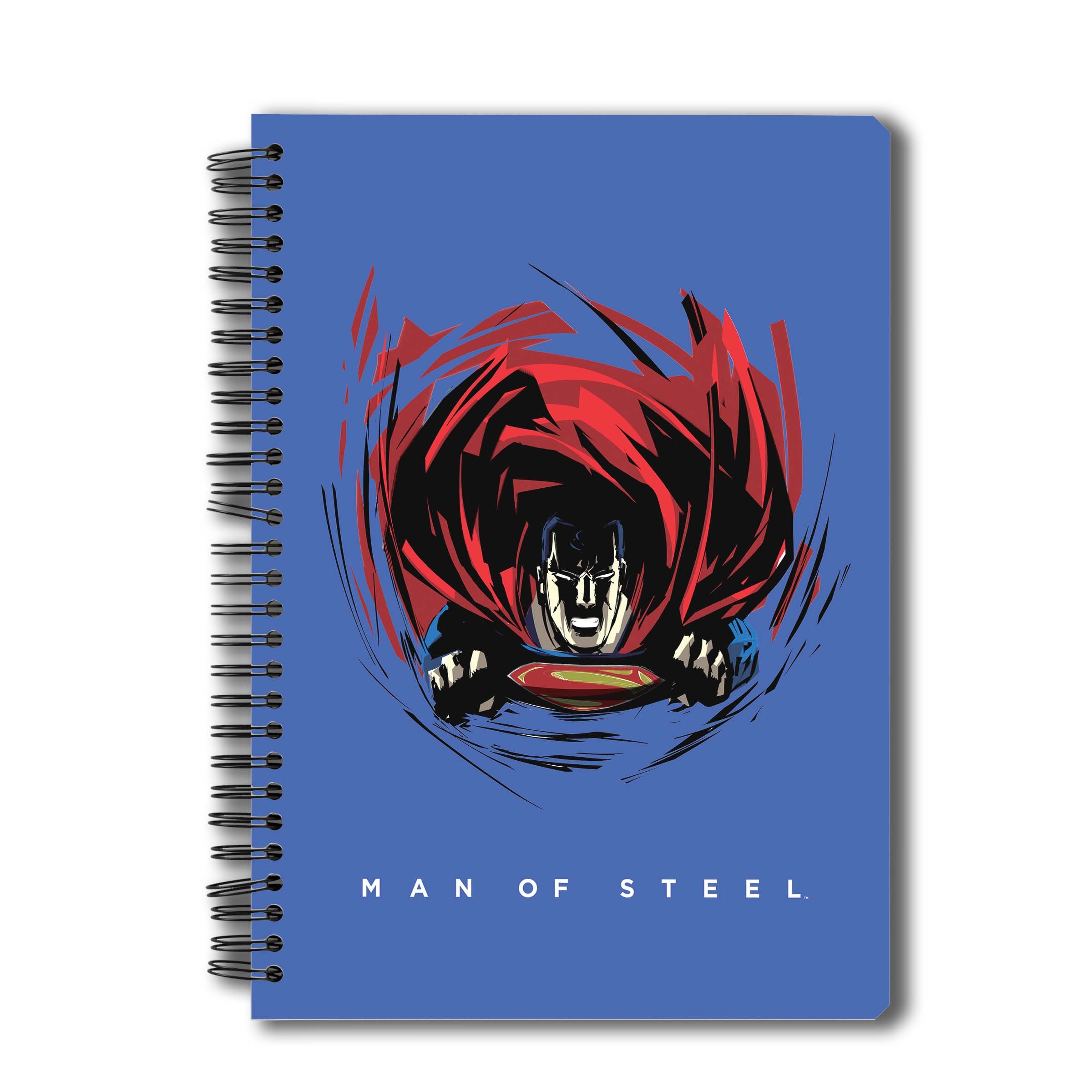 MC SIDD Razz DC Comics Warner Bros, USA Officially Licensed Superman Spiral Twirl A5 Bound Notebook for Students