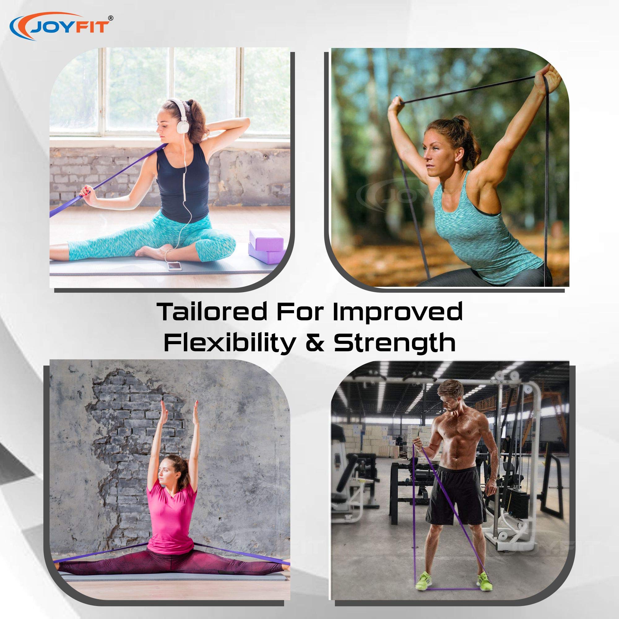 Joyfit Resistance Loop Bands For Strength Training Fitness