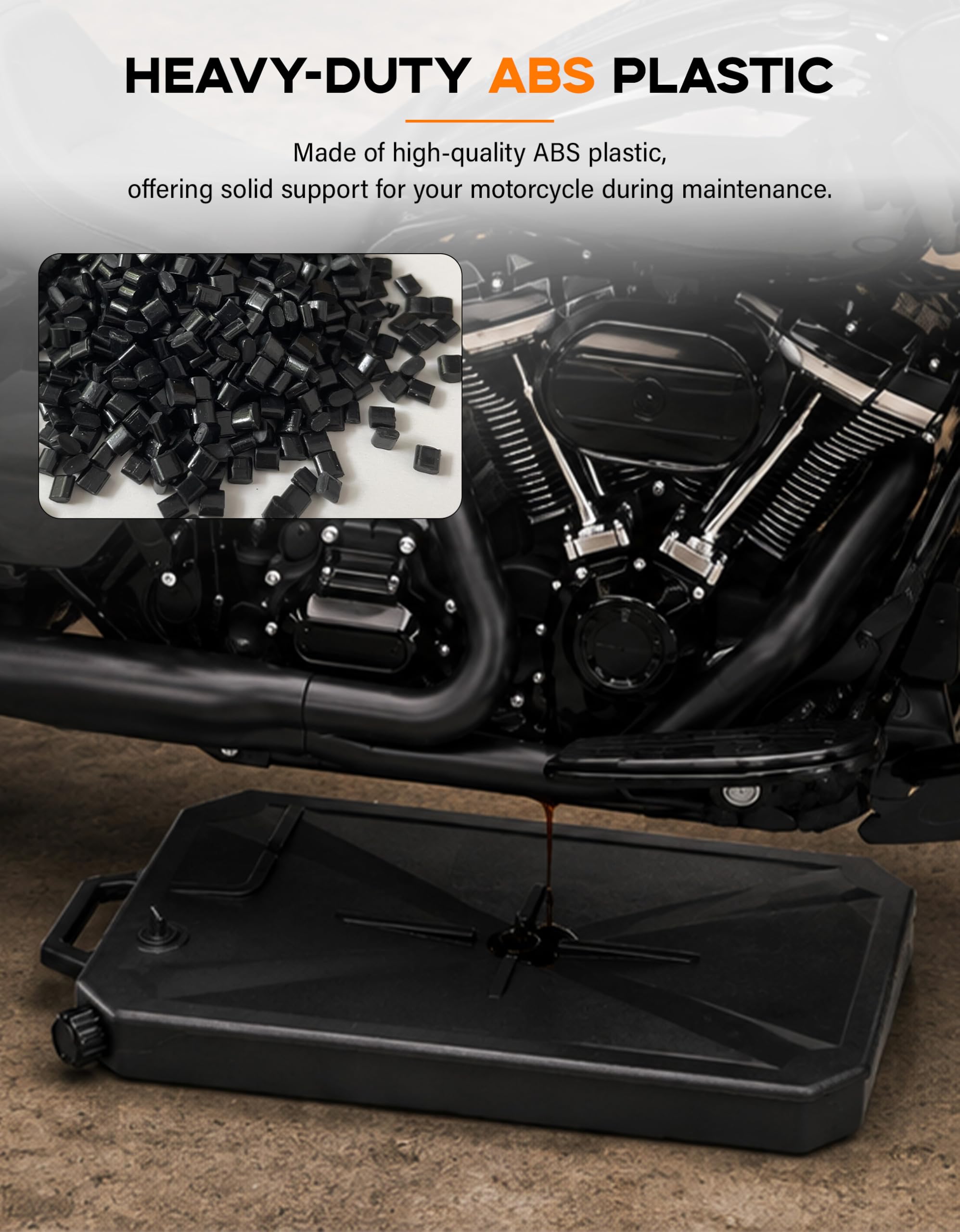 XMT-MOTO R wanna spustowa oleju o niskim profilu, pasuje do motocykla