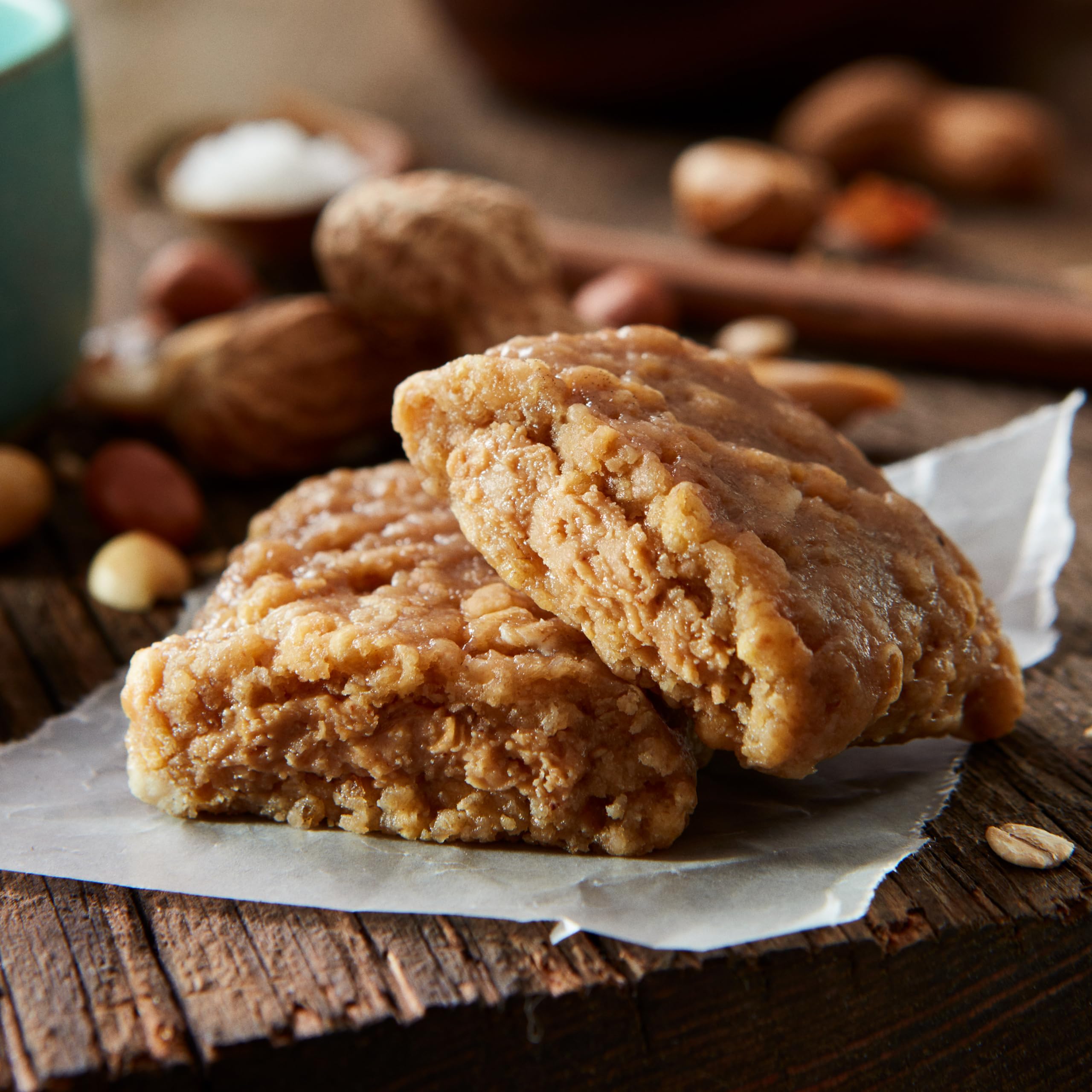 CLIF Nut Butter Bar | Barretta Proteica con 7g di Proteine ​​Vegetali | Peanut Butter | Snack Bar Biologiche | 12 x 50 g